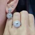 NEW Round Brilliantes Dangling Diamond Set 14kt on Sale