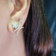 NEW Rositas Cross Diamond Earrings 18kt Discount