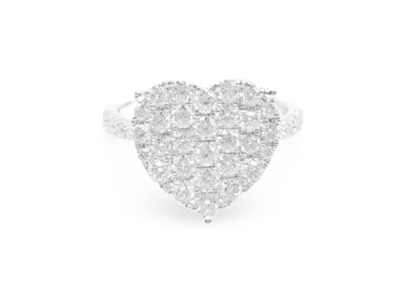 NEW Heart Diamond Ring 18kt Online