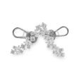 NEW Crawler Multi-Shape Diamond Earrings 18kt Cheap