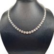 NEW Classic Round Diamond Necklace 14kt Online Hot Sale