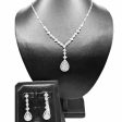 NEW Multi-Shape Pear Drop Diamond Jewelry Set 14kt Cheap