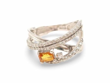 NEW Citrine Gemstones Crossover Diamond PT Online Hot Sale