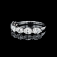 Oval Eastwest Half Eternity Diamond Ring #EternityByLVNA Online Sale