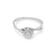 NEW Round Infinity Diamond Engagement Ring 18kt Supply