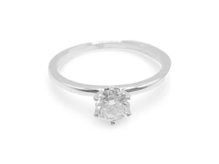 NEW 0.40cts Round Cut Engagement Rings 18kt Hot on Sale