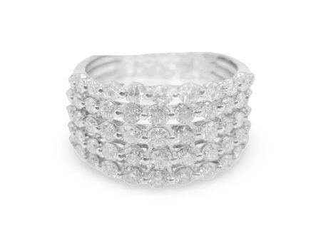 NEW Round Simulated Diamond Ring 18kt Discount