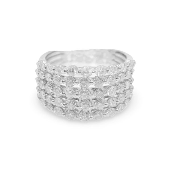 NEW Round Simulated Diamond Ring 18kt Discount