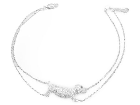 NEW Dog Love Diamond Bracelet 18kt For Discount