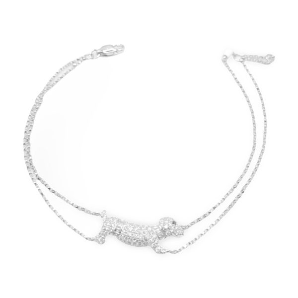 NEW Dog Love Diamond Bracelet 18kt For Discount