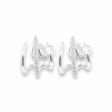 NEW Claw Diamond Earrings 18kt For Sale