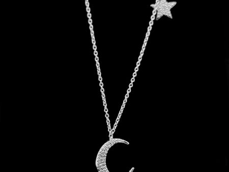 #LVNA2024 | Moon Star Diamond Necklace 18kt For Cheap