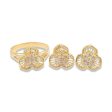 NEW Golden Clover Diamond Jewelry Set 14kt Online Sale