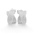 NEW Cross Over Diamond Earrings 18kt Fashion