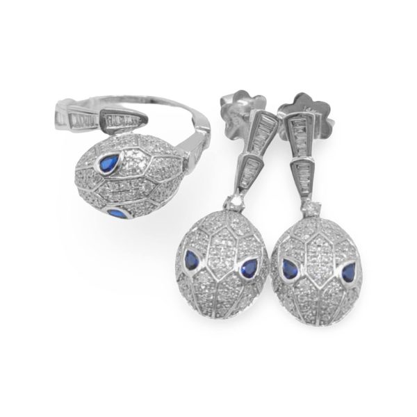 NEW | Serpent Diamond Jewelry Set 14kt Fashion