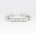 Round Brilliant Cut Half Eternity Diamond Ring #EternityByLVNA Online now