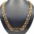 NEW Cuban Black Sapphire Gemstone Necklace 18kt Supply