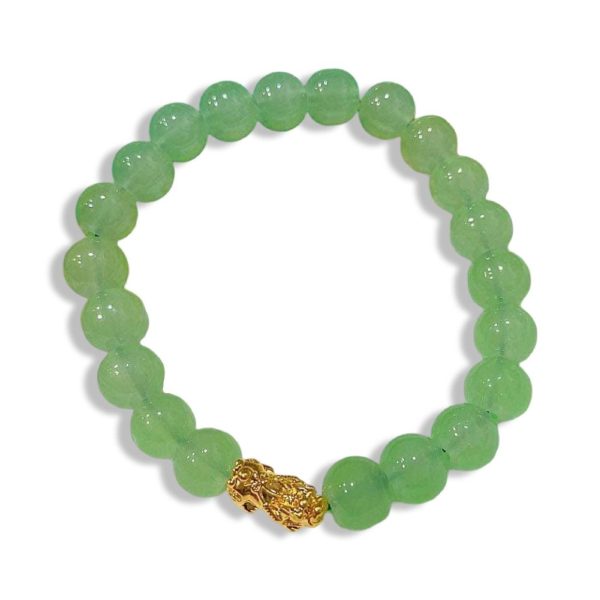 GOLD PIYAO | 24K Peridot Birthmonth Beads Lucky Piyao Bracelet Discount