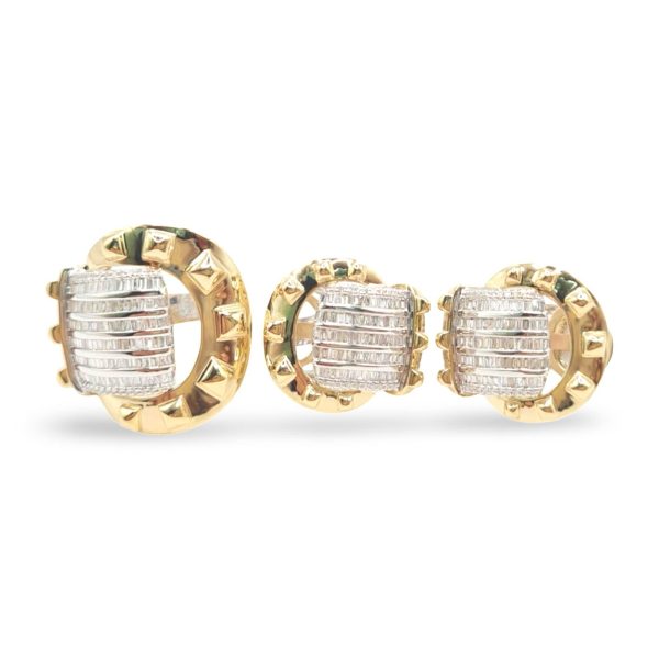 NEW Golden Belt Diamond Jewelry Set 14kt For Cheap