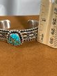 Stamped Turquoise Cuff by Johnathan Nez For Discount