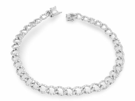 NEW Chain Link Diamond Bracelet 14kt Online Hot Sale