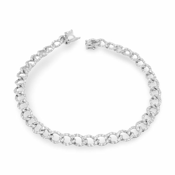 NEW Chain Link Diamond Bracelet 14kt Online Hot Sale