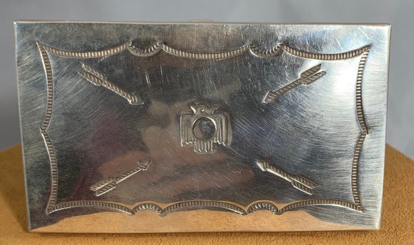 Thunderbird Sterling Silver Box by Tom DeWitt Cheap