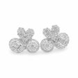 NEW Oval Round Halo Heart Diamond Earrings 18kt Discount