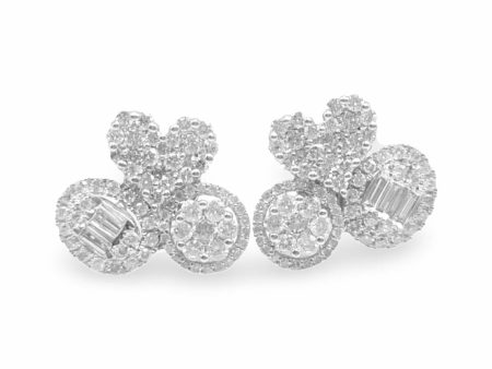 NEW Oval Round Halo Heart Diamond Earrings 18kt Discount