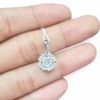 NEW 4ct Face Invisible Round Diamond Pendant 14kt Discount