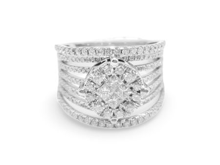 NEW Round Statement Diamond Ring 14kt Online Hot Sale