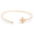 NEW Blossom Twist Diamond Bangle 14kt Online now