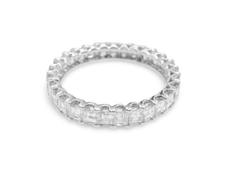 NEW Full Eternity Diamond Ring 18kt For Cheap