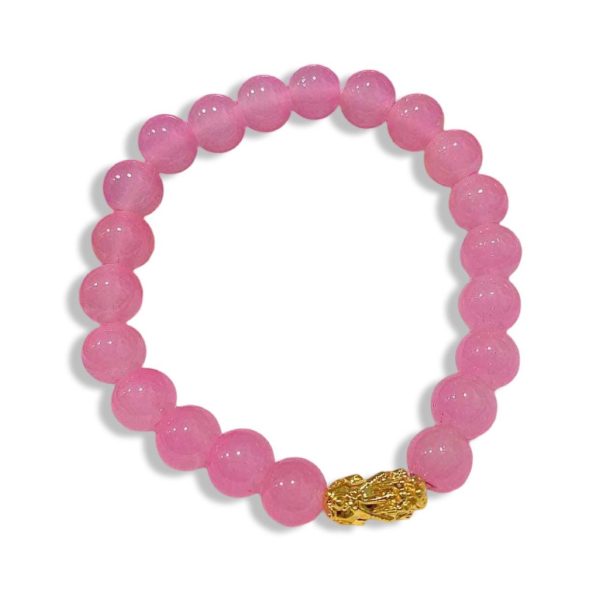 GOLD PIYAO | 24K Tourmaline Birthmonth Beads Lucky Piyao Bracelet For Sale