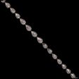 Full Eternity Tear Drop Diamond Bracelet 14kt Online