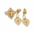 NEW Pear Marquise Nano Gemstones Diamond Jewelry Set Online Hot Sale