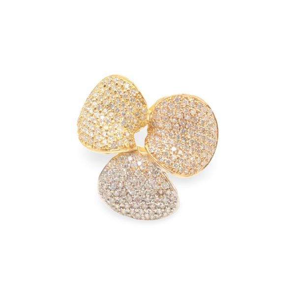 NEW Trio Petals Diamond Ring 18kt Online