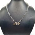 NEW Chunky Toggle Chain Diamond Necklace 18kt For Discount