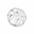 NEW Leaf Round Diamond Pendant 18kt Online Hot Sale