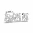 NEW Cross Over Statement Diamond Jewelry Set 14kt Fashion