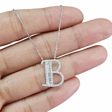 NEW Alphabet B Diamond Necklace 14kt Cheap