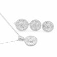 NEW Round Diamond Jewelry Set 18kt Online Hot Sale