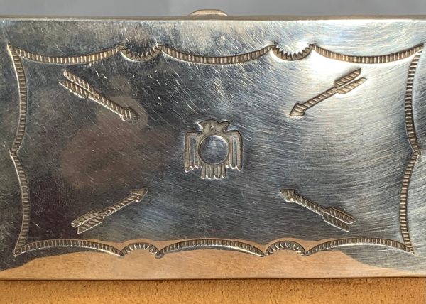 Thunderbird Sterling Silver Box by Tom DeWitt Cheap