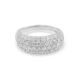 NEW Chunky Eternity Diamond Ring 14kt on Sale