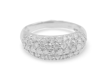 NEW Chunky Eternity Diamond Ring 14kt on Sale