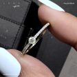 #LVNA2024 | Golden Half Eternity Promise Diamond Ring 18kt Sale