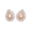 NEW Pear Deco Diamond Earrings 18kt Online now