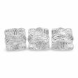 NEW Square Waves Diamond Jewelry Set 14kt Hot on Sale