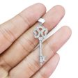 NEW Heart Key Diamond Pendant 18kt For Sale