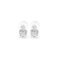 NEW Dainty Round Pierce Stud Earrings 18kt Sale